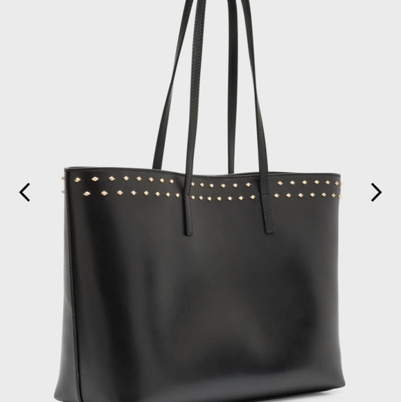 DIVORCE SALE! Jimmy Choo Nine2Five Studded Leather East-West Tote Bag - Picture 13 of 16